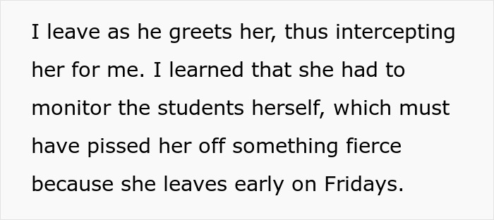 Teacher Leaves Exam Early, Forcing The School Principal To Monitor The Students Herself After Mass Malicious Compliance Ensues Teacher Leaves Exam Early, Forcing The School Principal To Monitor The Students Herself After Mass Malicious Compliance Ensues