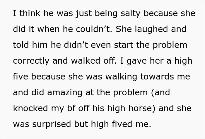 Man Gives His Girlfriend The Silent Treatment After She High-Fives A Woman At The Gym Who 'Humiliated' Him