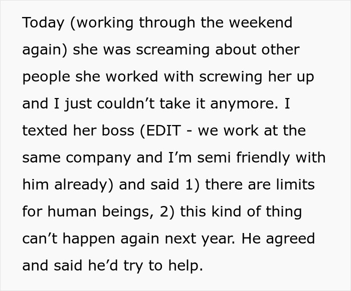 Wife Keeps Working 10-14 Hours Days Even On Weekends And Holidays, Her Husband Contacts Her Boss Without Telling Her Wife Keeps Working 10-14 Hours Days Even On Weekends And Holidays, Her Husband Contacts Her Boss Without Telling Her