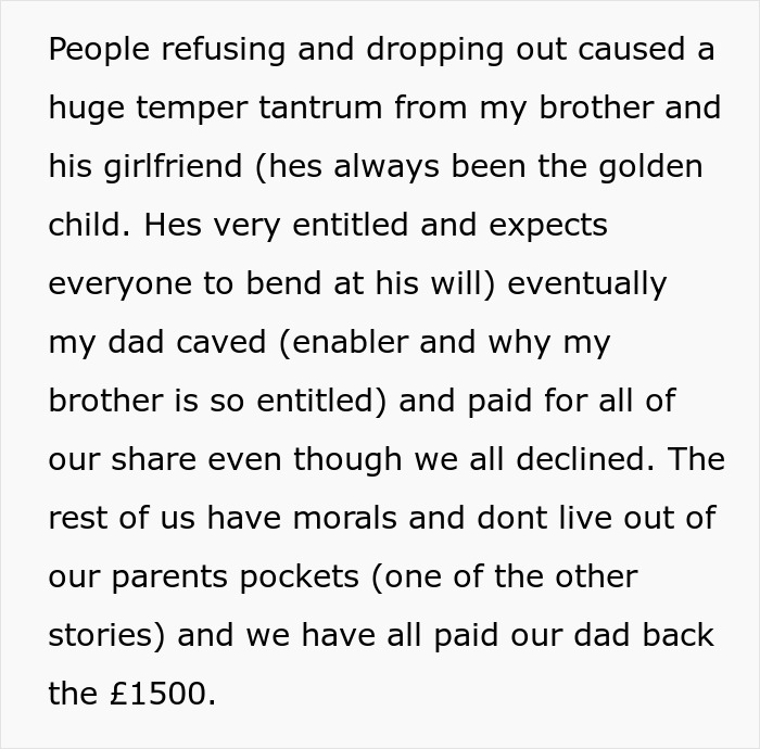 Brother Expects Guests To Pay For His Wedding, Is Shocked And Mad When They Start Dropping Out