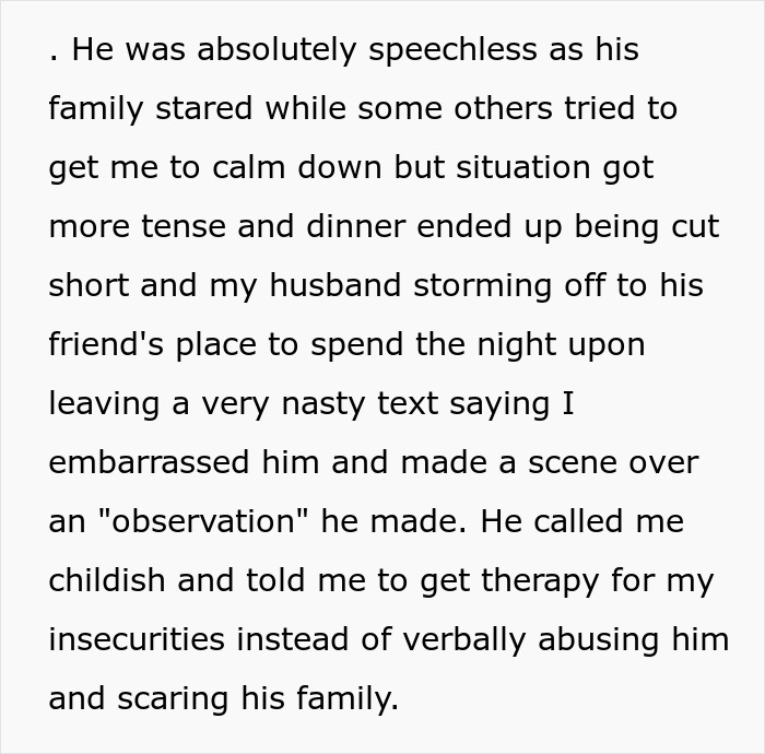 New Mom Is Sick Of Her Spouse Bodyshaming Her, Yells At Him In The Midst Of Family Christmas Gathering, Gets Called A Jerk