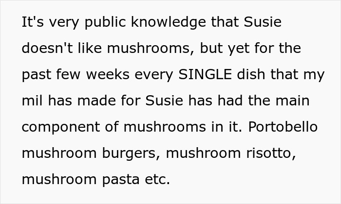 Woman Kicks MIL Out After Discovering She Starved Her Kid As She Kept Making Dinners Containing The One Thing She Hates The Most