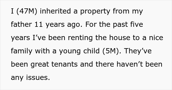 Landlord Asks If He's A Jerk For Making His Tenants Move When They Have A Terminally Ill Child In Hospice