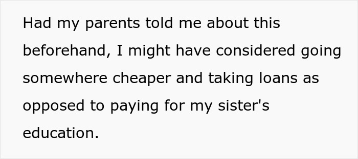 &ldquo;They Then Called Me A Jerk&rdquo;: Person Refuses Parents&rsquo; Request To Pay For Their Sister&rsquo;s College Tuition And Fees