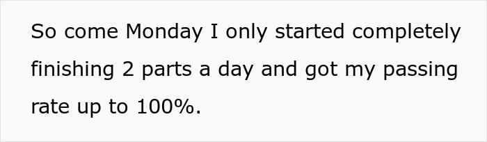 Boss Punishes Employee Because His Work Is Perfect Only 99% Of The Time, Regrets It After He Reaches 100% With Horrible Productivity Boss Punishes Employee Because His Work Is Perfect Only 99% Of The Time, Regrets It After He Reaches 100% With Horrible Productivity