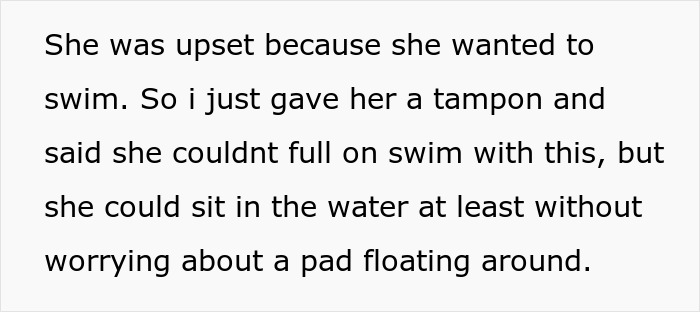 14-Year-Old Wants To Go Swimming During Her Period, So Her Sister Teaches Her How Tampons Work, Christian Mother Goes Ballistic
