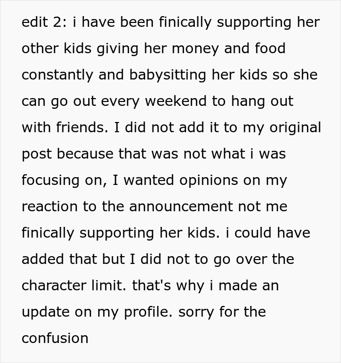 18 Y.O. Asks If She&rsquo;s Wrong For Not Acting Excited When Her Sister Announced Her Fifth Pregnancy