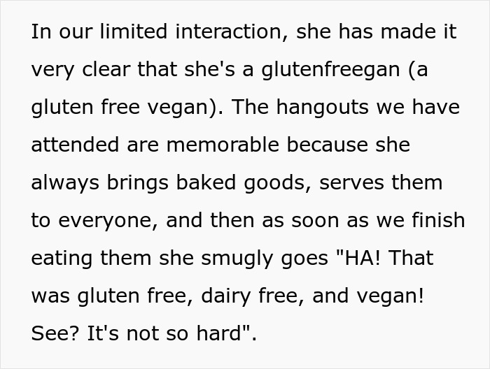 “He Told Us Lisa Will Be Mad”: Person Refuses To Adjust Their Wedding Menu To Satisfy Their Gluten-Free, Vegan Guest “He Told Us Lisa Will Be Mad”: Person Refuses To Adjust Their Wedding Menu To Satisfy Their Gluten-Free, Vegan Guest