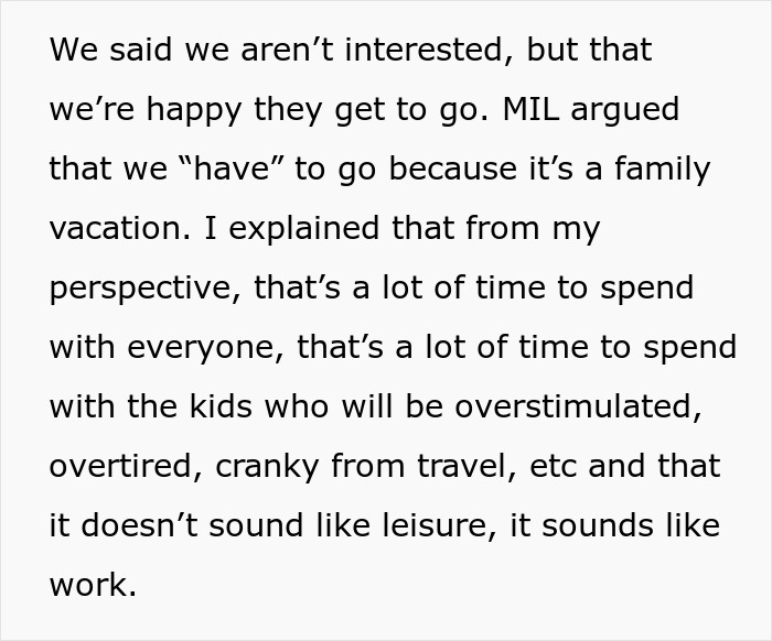 Childless Couple Get Accused Of 'Ruining' A Family Vacation By Not Going, Find Out They Were Expected To Babysit