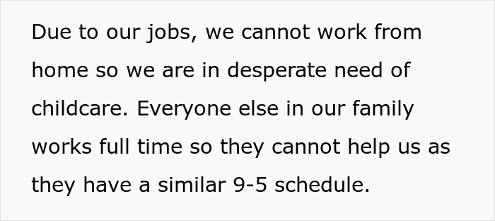 Retired Mom Refuses To Babysit Daughter's Newborn For Free, Daughter Turns To The Internet For Support But Gets A Reality Check Instead Retired Mom Refuses To Babysit Daughter's Newborn For Free, Daughter Turns To The Internet For Support But Gets A Reality Check Instead