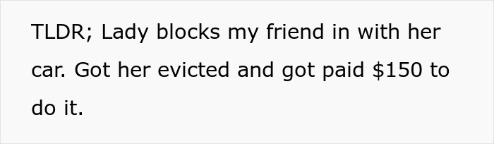 Neighbor Blocks In Person&rsquo;s Car To Teach Them A Lesson, Ends Up Getting Evicted Almost Immediately