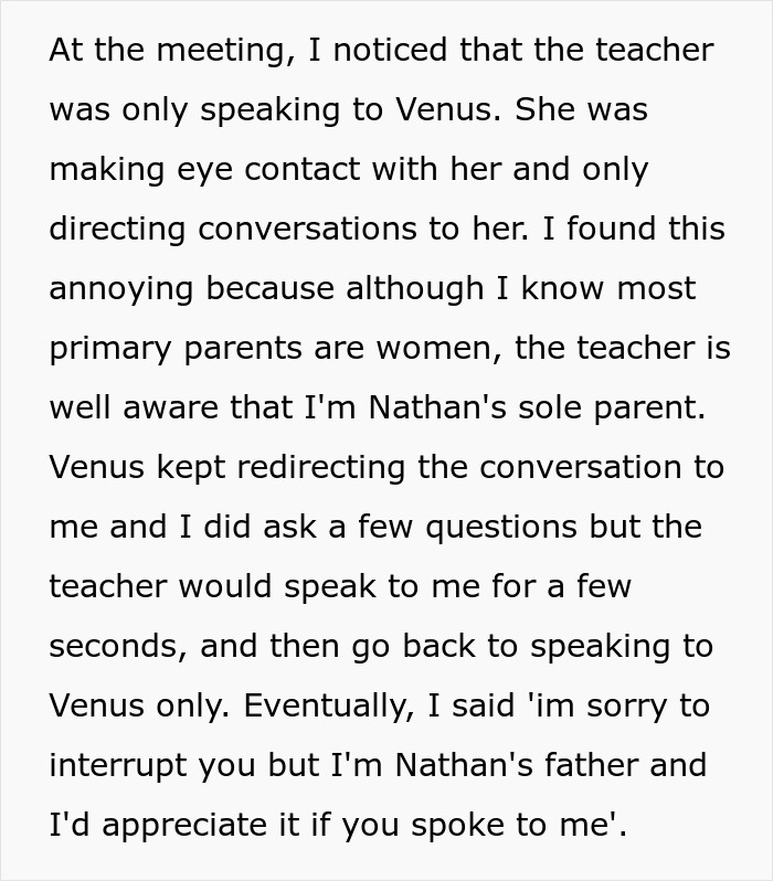 Netizens Side With This Dad For Reminding His Son's Teacher He's The Parent And Not His Girlfriend During Parent Meeting At School Netizens Side With This Dad For Reminding His Son's Teacher He's The Parent And Not His Girlfriend During Parent Meeting At School