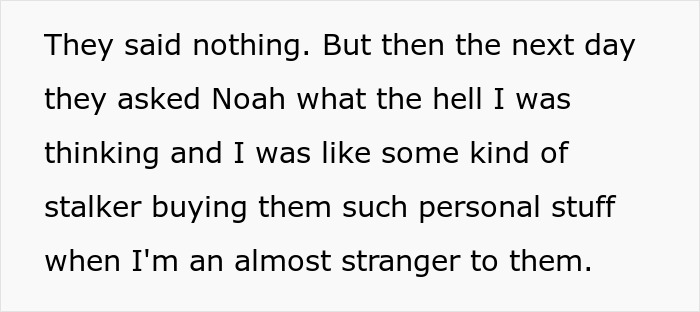 Woman Is Called 'A Stalker' By Future In-Laws After They Were Creeped Out By How Personal Her Christmas Gifts Were