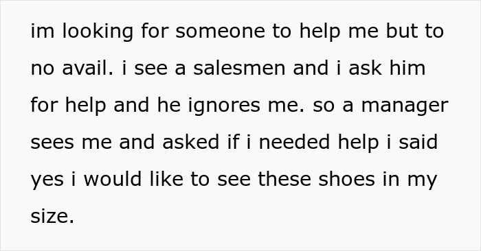 Salesperson Judges A Customer By His Appearance And Ignores Him, Gets Left Without A Commission