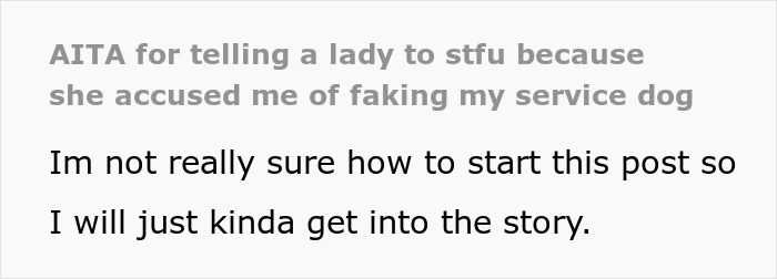 Karen Thinks This Person Has A "Fake" Service Dog, Gets Put In Her Place