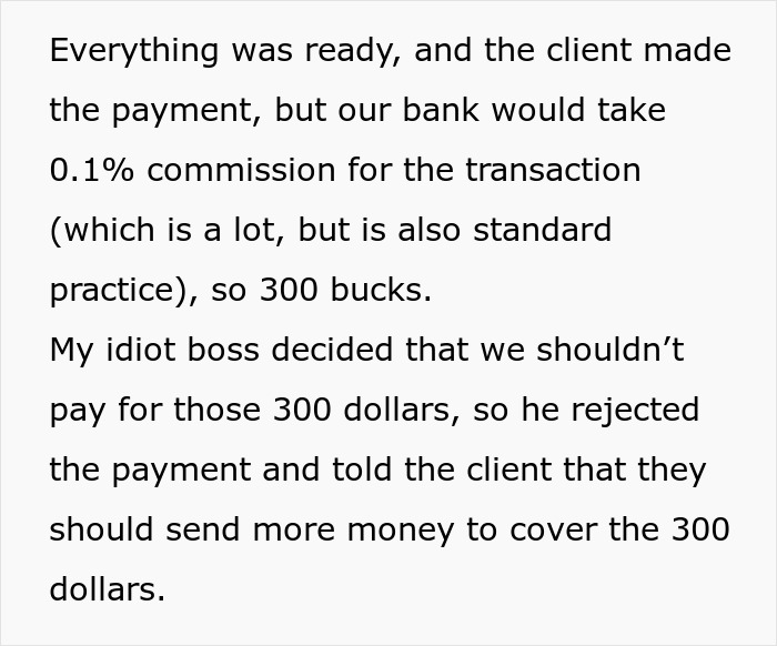 Stupid Boss Loses $300k Just Because He Wanted To Save 30 Cents Stupid Boss Loses $300k Just Because He Wanted To Save 30 Cents