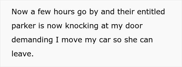 Guy Serves Refreshing Revenge After Someone Parks In His Driveway, Blocks Them In And Then Opens Up A Beer