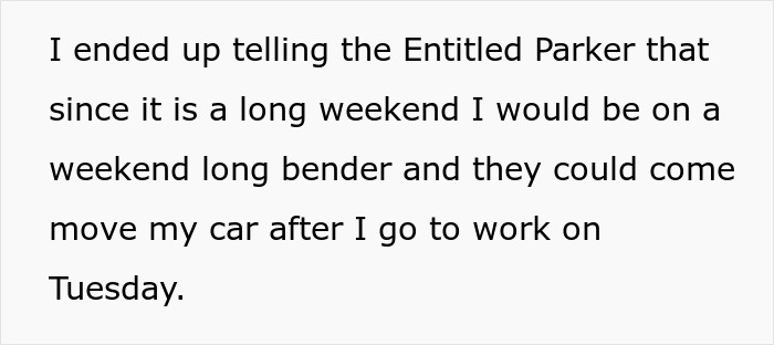 Guy Serves Refreshing Revenge After Someone Parks In His Driveway, Blocks Them In And Then Opens Up A Beer