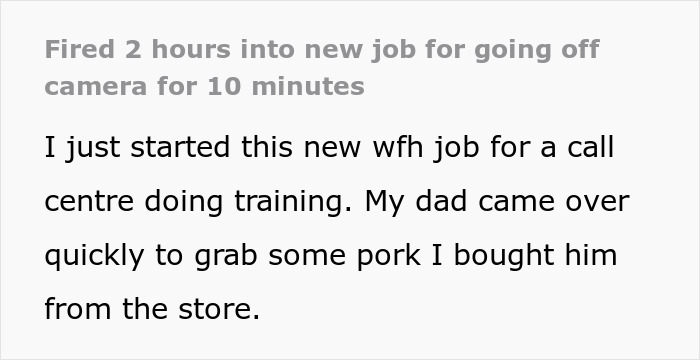 &ldquo;What Did You Think Would Happen?&rdquo;: Call Center Dismisses A New Hire After They Stepped Away From The Camera For 10 Minutes