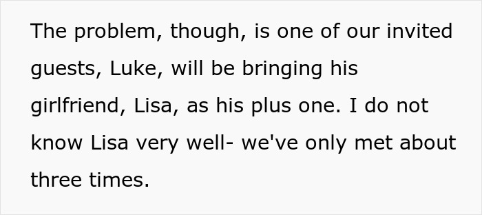 “He Told Us Lisa Will Be Mad”: Person Refuses To Adjust Their Wedding Menu To Satisfy Their Gluten-Free, Vegan Guest “He Told Us Lisa Will Be Mad”: Person Refuses To Adjust Their Wedding Menu To Satisfy Their Gluten-Free, Vegan Guest