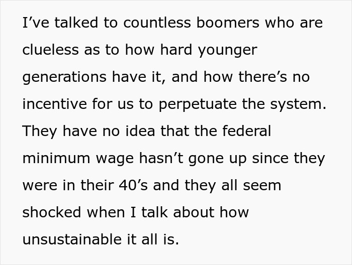 Person Asks "Do Boomers Really Think They&rsquo;re Going To Sit Back And Retire While We Become Indentured Servants?" And People's Opinions Are Split