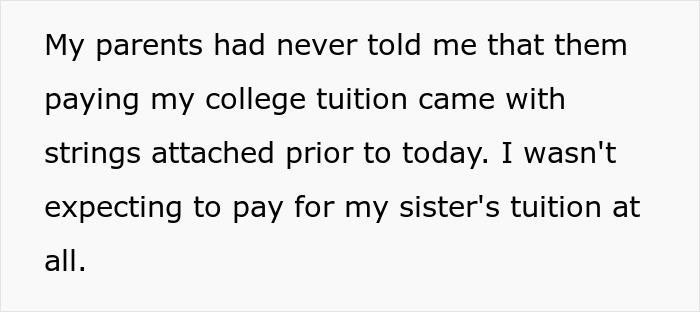 &ldquo;They Then Called Me A Jerk&rdquo;: Person Refuses Parents&rsquo; Request To Pay For Their Sister&rsquo;s College Tuition And Fees