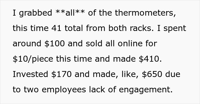 Customer Goes Out Of Their Way To Show Staff Their Grill Thermometers Are Wrongly Priced, They Don&rsquo;t Care, Customer Ends Up Making $650