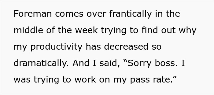 Boss Punishes Employee Because His Work Is Perfect Only 99% Of The Time, Regrets It After He Reaches 100% With Horrible Productivity Boss Punishes Employee Because His Work Is Perfect Only 99% Of The Time, Regrets It After He Reaches 100% With Horrible Productivity