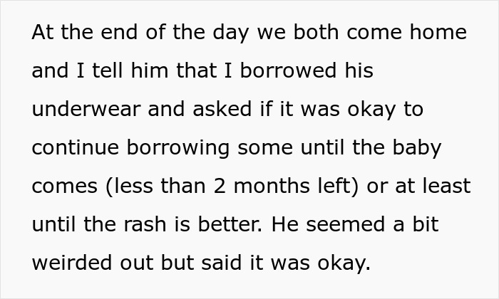 Husband Flips Out At Pregnant Wife For Borrowing His Underwear, Wife Left Confused About What's The Real Reason