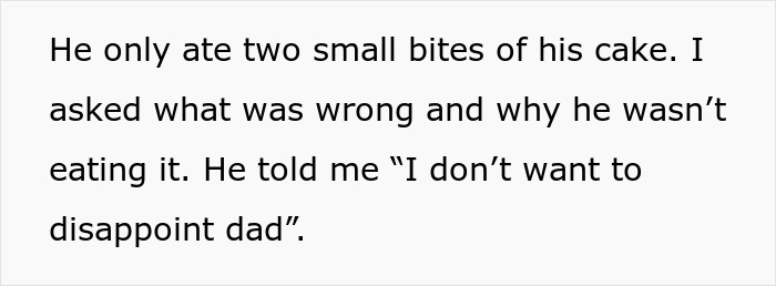 "I Don't Want To Disappoint Dad": Woman Finds Out Why Her Son Didn't Eat Cake At His Birthday, Says It's A Wake-Up Call