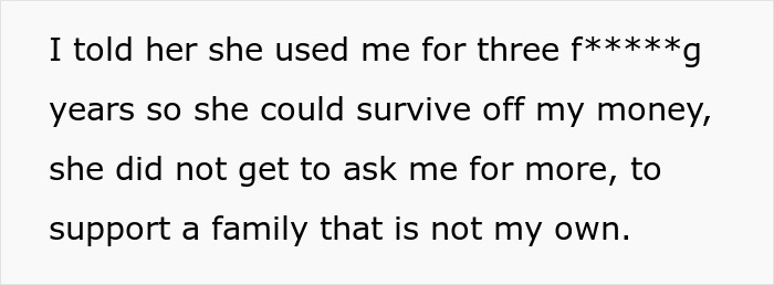 &ldquo;AITA For Telling My Ex-Wife I Don&rsquo;t Care If She And Her Family Starve, That I Am Just Responsible For Our Sons?&rdquo;