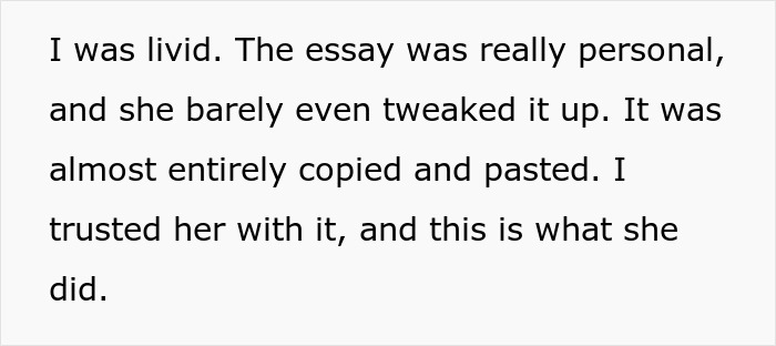 &ldquo;[Am I The Jerk] For Snitching And Causing My Friend To Lose Her Scholarship/Dream College Acceptance?&rdquo;