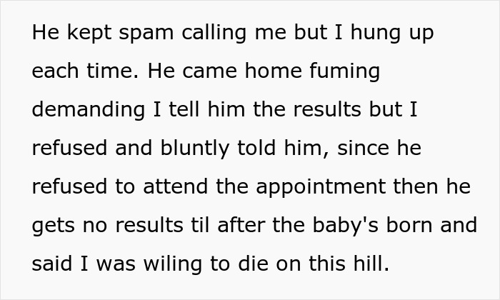 Husband Fuming After Wife Refuses To Reveal Their Baby's Sex As He Didn't Go To Doctor's Appointment With Her Husband Fuming After Wife Refuses To Reveal Their Baby's Sex As He Didn't Go To Doctor's Appointment With Her