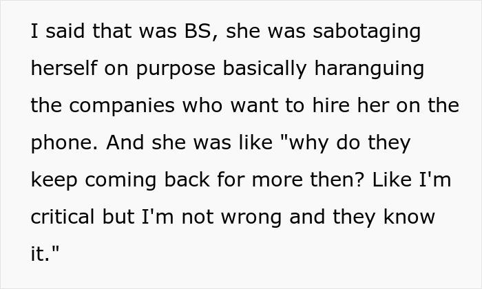 Person Wonders If They&rsquo;re In The Wrong For Criticizing Girlfriend For How She Takes Job Interviews, Gets A Slice Of Honesty Pie Online