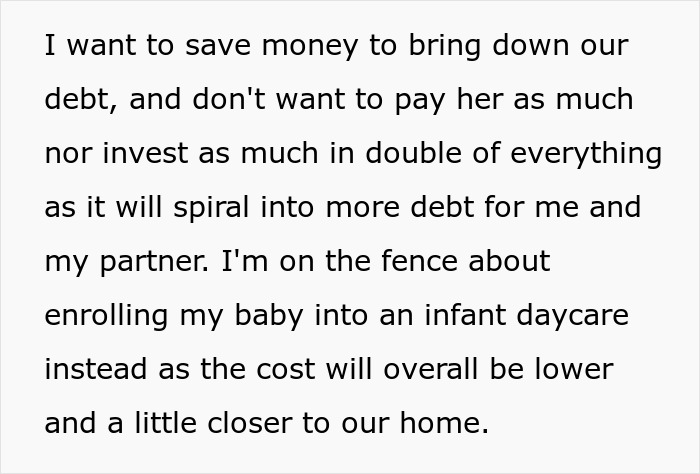 Retired Mom Refuses To Babysit Daughter's Newborn For Free, Daughter Turns To The Internet For Support But Gets A Reality Check Instead Retired Mom Refuses To Babysit Daughter's Newborn For Free, Daughter Turns To The Internet For Support But Gets A Reality Check Instead
