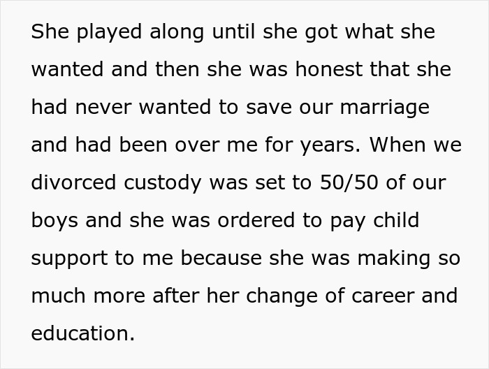 &ldquo;AITA For Telling My Ex-Wife I Don&rsquo;t Care If She And Her Family Starve, That I Am Just Responsible For Our Sons?&rdquo;