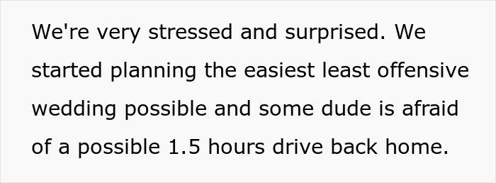 ‘Guestzilla’ Blasts Newlyweds For Choosing ‘Wrong’ Place For Wedding, Then Asks Groom For Help As If Nothing Had Happened ‘Guestzilla’ Blasts Newlyweds For Choosing ‘Wrong’ Place For Wedding, Then Asks Groom For Help As If Nothing Had Happened