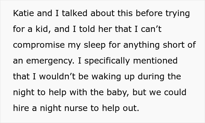 Man Asks Whether He’s The Jerk For Refusing To Wake Up In The Middle Of The Night To Take Care Of His Baby, The Internet Sides With Him Man Asks Whether He’s The Jerk For Refusing To Wake Up In The Middle Of The Night To Take Care Of His Baby, The Internet Sides With Him