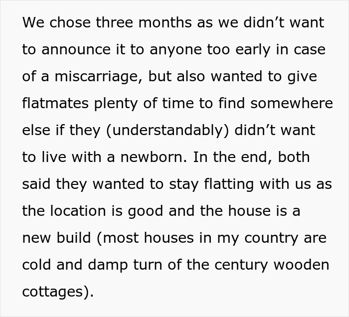 &ldquo;Am I A Jerk For Kicking Out A Very Vocal Childfree Flatmate After My Wife Got Pregnant?&rdquo;