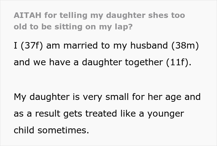 Mom Tells Her 11 Y.O. Daughter That She&rsquo;s &ldquo;Too Old&rdquo; To Cuddle, The Girl Stops Talking To Her Unless Asked