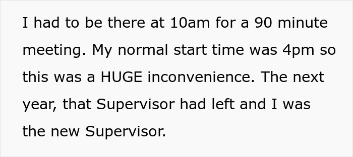 &ldquo;No One Thinks About The Night Crew&rdquo;: Worker Who Starts Shift At 4 PM Finds A Way To Maliciously Comply And Not Attend 10 AM Meetings