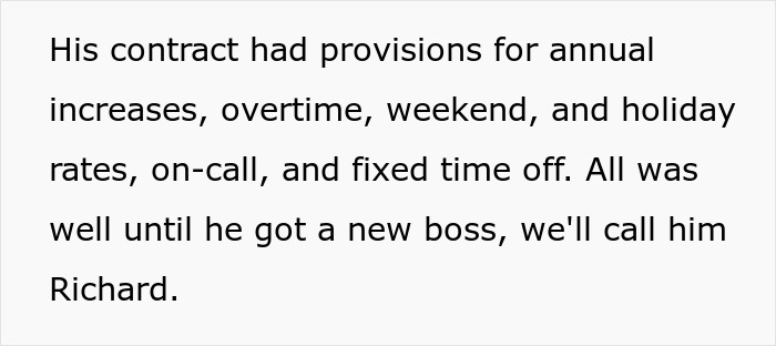 New Manager Wants To "Mark His Territory", So He Picks On An IT Guy Without Reading His Contract - He Racks Up 1,300 Paid Hours In One Month