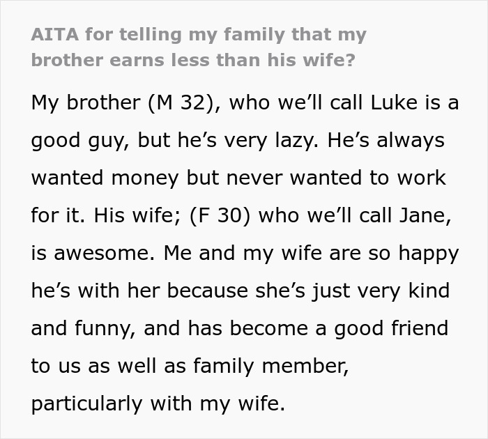 Guy Is Exposed By Brother For Openly Lying About Being The Provider Of His Family