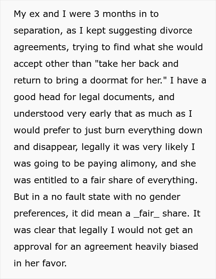After 17 Years, Husband Decides To File For Divorce, Leaving Wife More Things Than Himself, But Wife Gets Too Greedy And It Bites Her On The Rear After 17 Years, Husband Decides To File For Divorce, Leaving Wife More Things Than Himself, But Wife Gets Too Greedy And It Bites Her On The Rear
