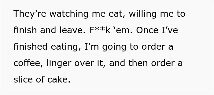 Cafe Visitor Takes Revenge On &lsquo;Karen&rsquo; Customers Who Told Them To Move To Another Table Even Though They Got There First