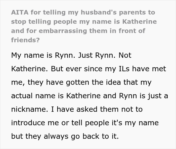 In-Laws Keep Addressing Their DIL By The Wrong Name, Later Get Humbled At A Birthday Celebration