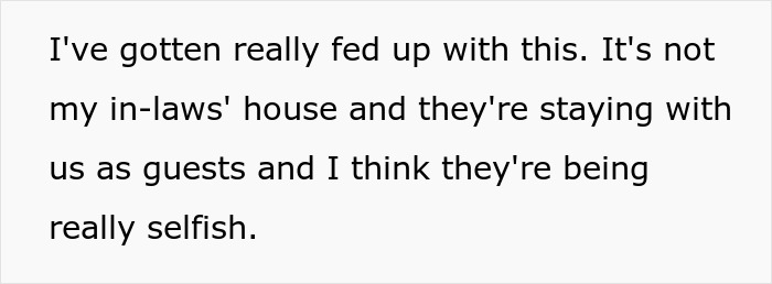 Man Welcomes In-Laws To His House, Puts Parental Controls On His TV To Allow His Kids To Sleep As They Refuse To Keep The Volume Down Man Welcomes In-Laws To His House, Puts Parental Controls On His TV To Allow His Kids To Sleep As They Refuse To Keep The Volume Down
