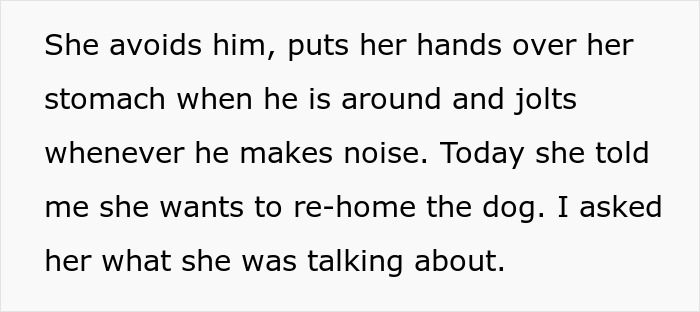 Wife Says Husband Is Prioritizing The Dog Over Her Pregnancy After He Refuses To Get Rid Of It And Break His Son's Heart
