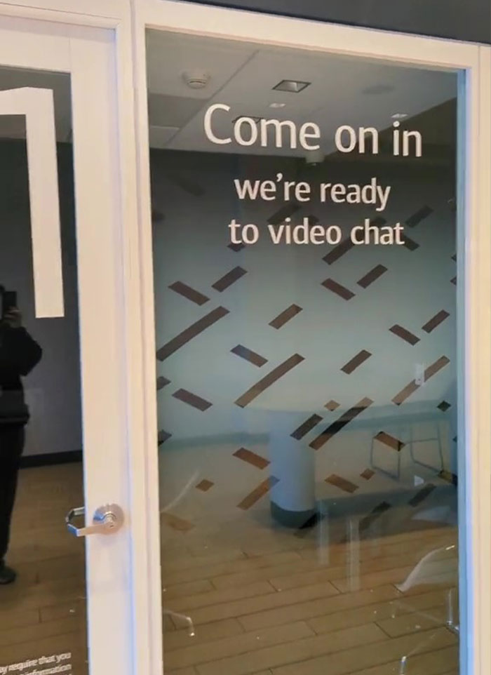 Discussion Online Ensues After Woman Shares How She Was 'Creeped Out' Visiting This Bank With No Staff And A Video Chat Option