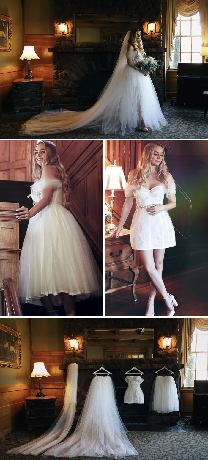 Hice un vestido de novia 3 en 1 para mi mejor amiga